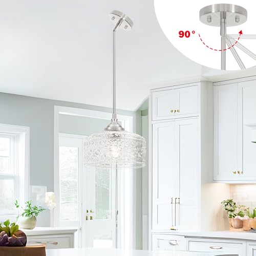 Modern Brushed Nickel Pendant Lights Kitchen Island