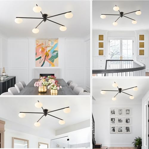 Sputnik Ceiling Light Fixture