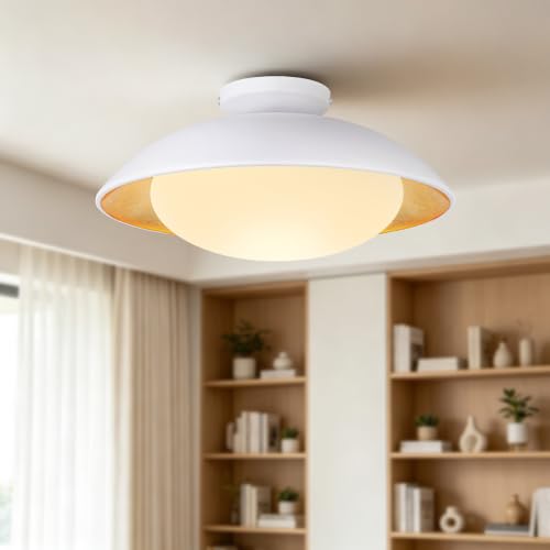 15.7'' White Proch Ceiling Light