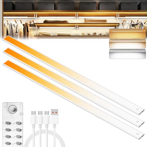 276 LED Under Cabinet Lights Wireless with Full Lighting