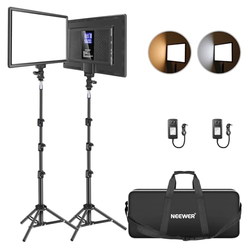 13" LED Video Light Panel Kit (2 Count)