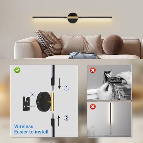 Battery Operated Wall Sconces Set of Two (2 Count)