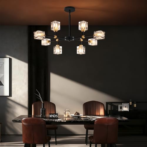 Sputnik Crystal Chandelier with 8