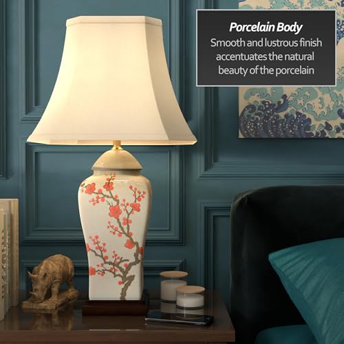 26" Cherry Blossom Vase Lamp
