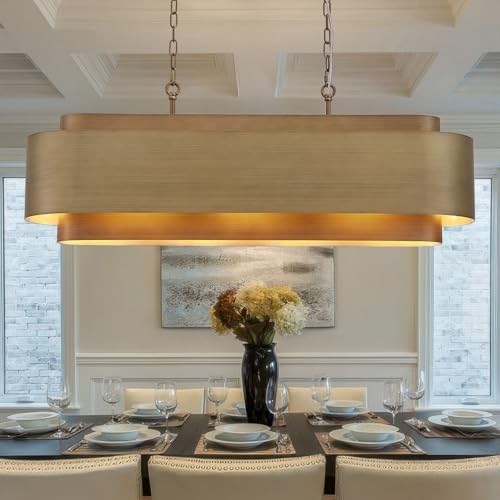 40" Modern Farmhouse Linear Chandelier