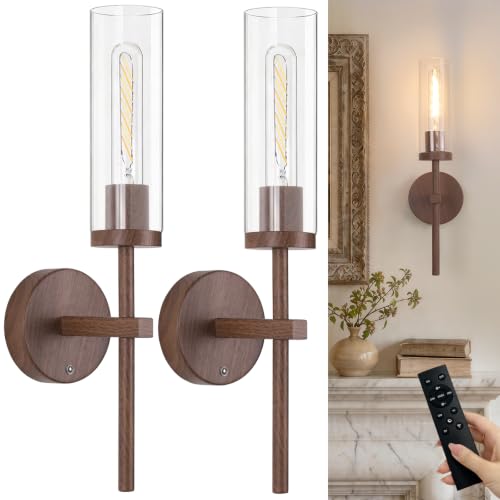 Battery Operated Wall Sconces Set of 2 (2 Count)