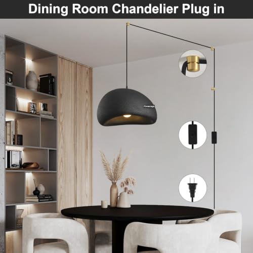 15.7in Plug in Chandelier