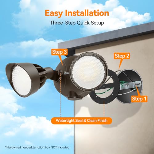 45W 5500LM Outdoor Flood Lights