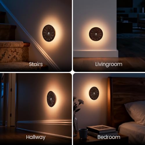 Wood Flower Night Light