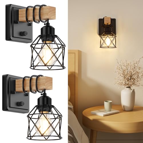 Dimmable Wall Sconces Set of Two