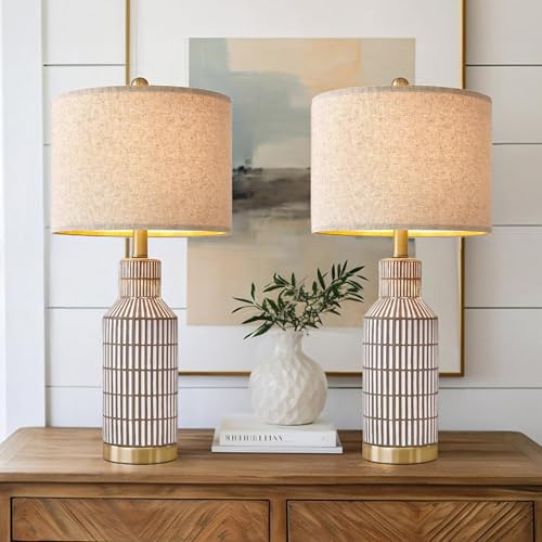 25" Table Lamps Set of 2 (2 Count)