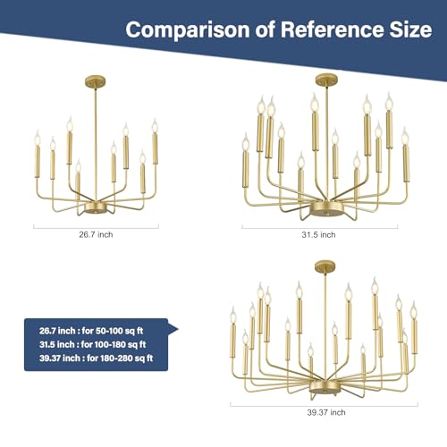 Modern Gold Farmhouse Chandeliers