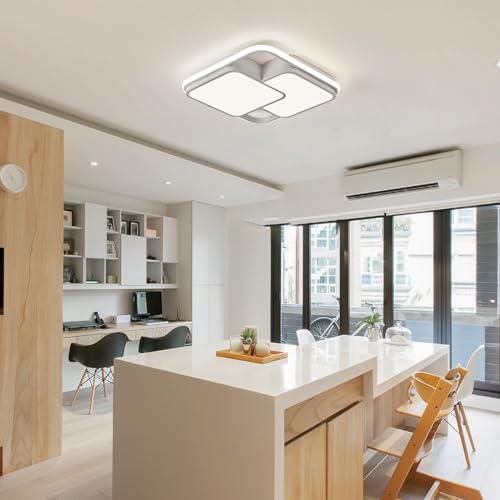Square LED Ceiling Light with Remote