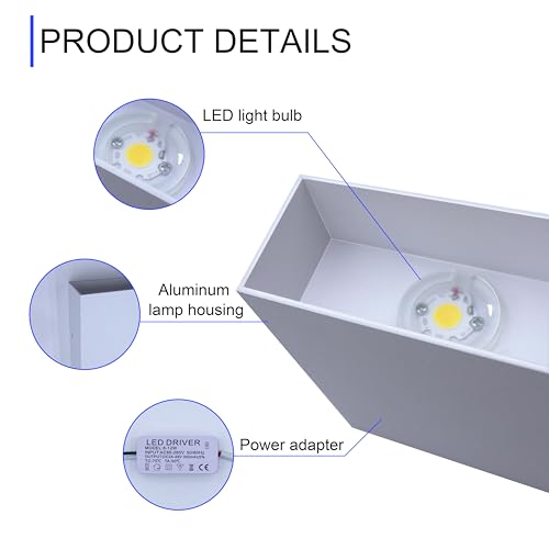 LED Wall Sconces Set of Two