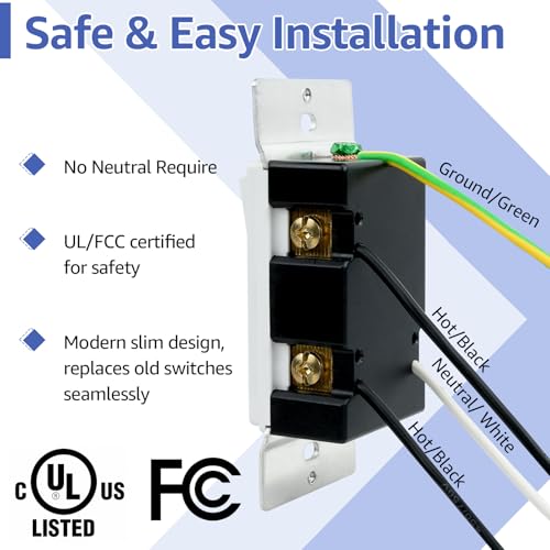 Dimmer Switch for LED Lights (2 Count)