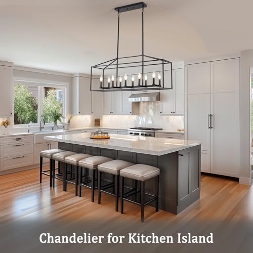 38'' Black Dining Room Light Fixture