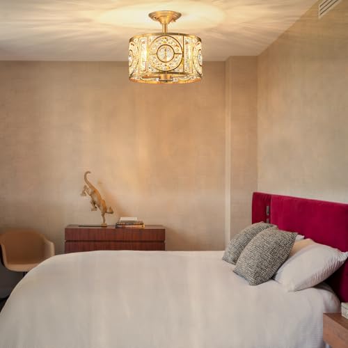 Semi Flush Mount Chandelier for Dining Room