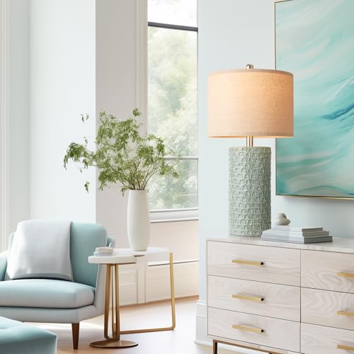 23" Modern Ceramic Table Lamp Set of 2 (2 Count)