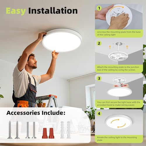 LED Flush Mount Ceiling Light