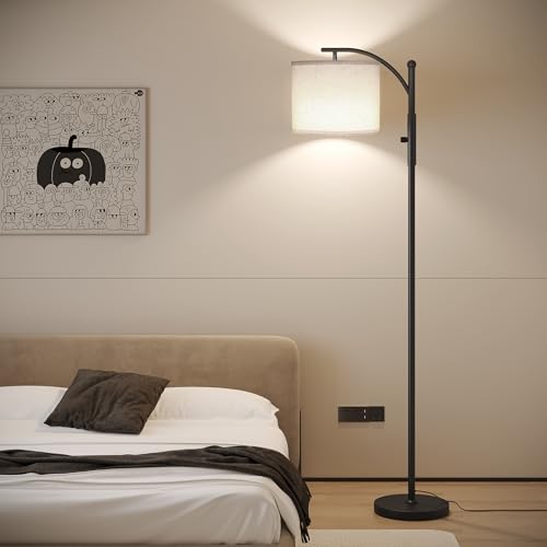 Dimmable Arc Floor Lamps for Living Room