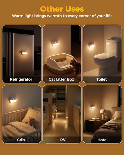 16 Pack Rechargeable Motion Sensor Night Lights (16 Count)