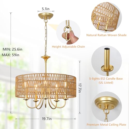 Gold Chandelier Light Fixtures