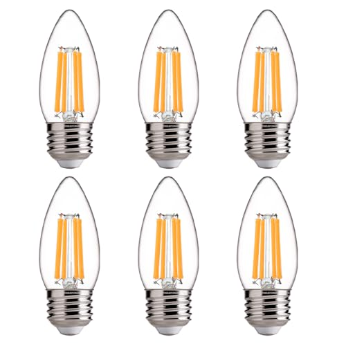 100W Equivalent LED Candelabra Bulbs (6 Count)