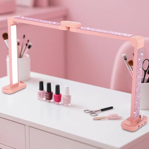 34in Half Moon Light for Nail Desk