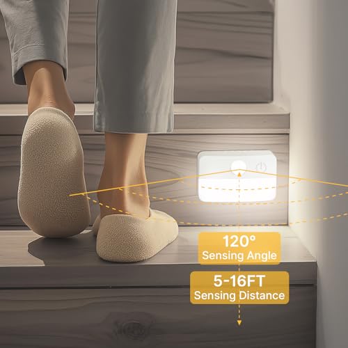 8 Pack Motion Sensor Stair Lights for Indoor (8 Count)