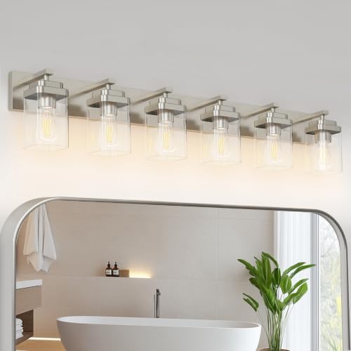 Brushed Nickel Bathroom Light Fixtures