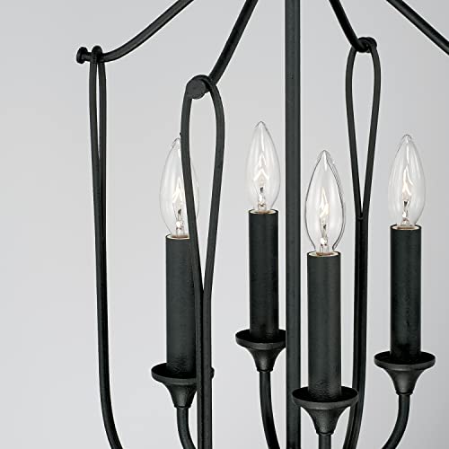 Capital Lighting 541641BI Bentley Transitional Airy Design Candle Foyer Light Fixture
