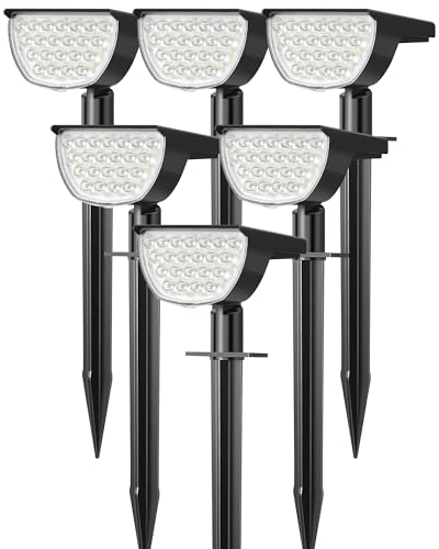 Solar Lights Outdoor Waterproof IP65 (6 Count)