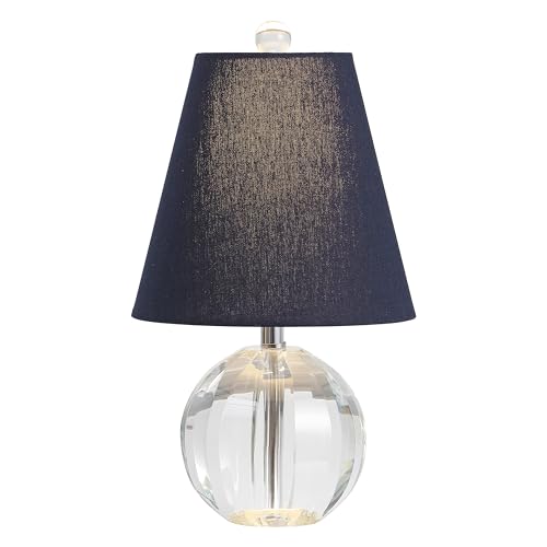 Goddard 16" Crystal Ball Orb Metal LED Table Lamp
