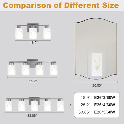 4 Light Bathroom Light Fixtures