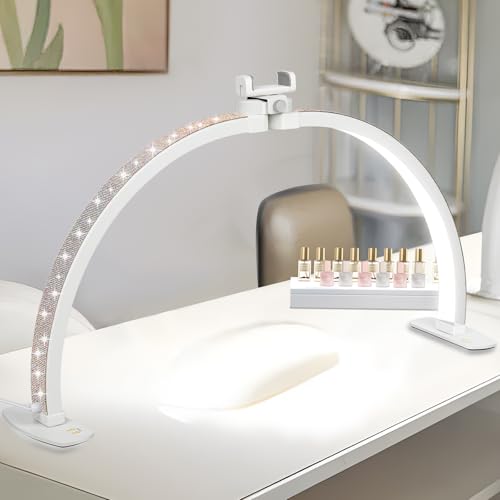 29IN Half Moon Light for Nail Desk