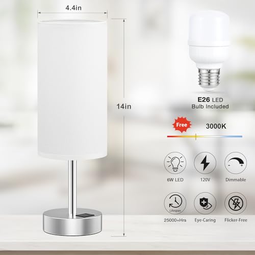Bedside Table Lamp for Bedroom
