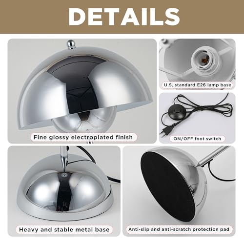 Mid Century Modern Metal Bud Floor Lamp for Home and Office