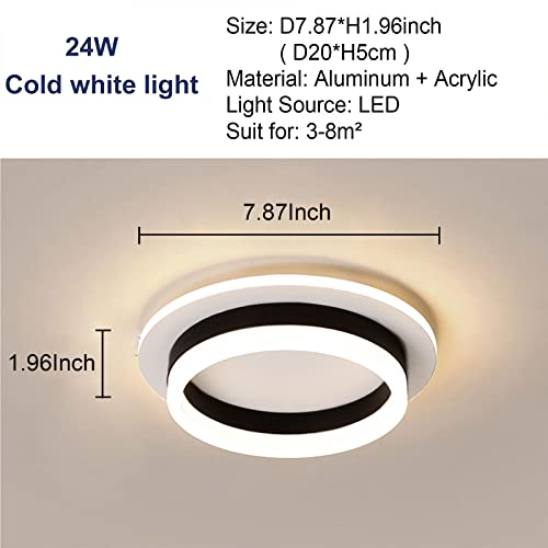 Round Modern LED Flush Mount Ceiling Lamp