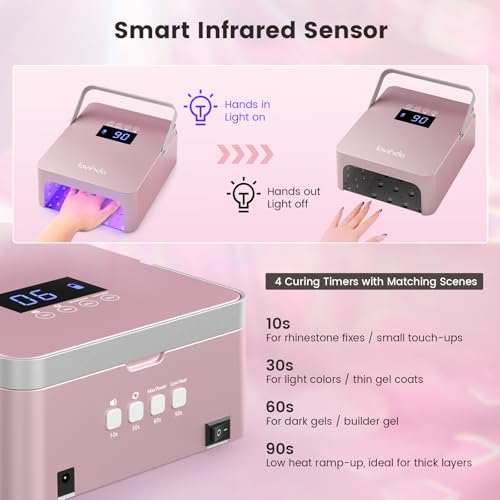 Professional Nail lamp with Portable Handle