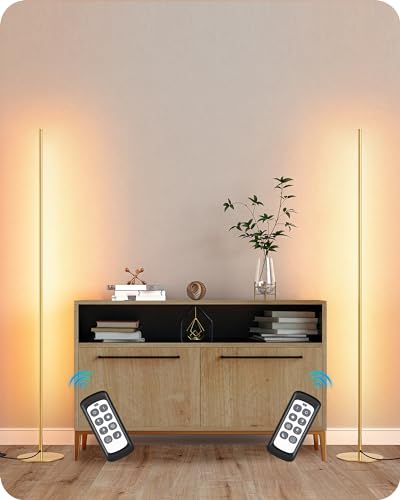 2 Pack 57.5” Corner Lamp with Remote (2 Count)