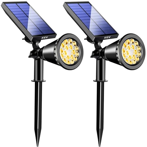800 Lumens Solar Spot Lights Outdoor (2 Count)