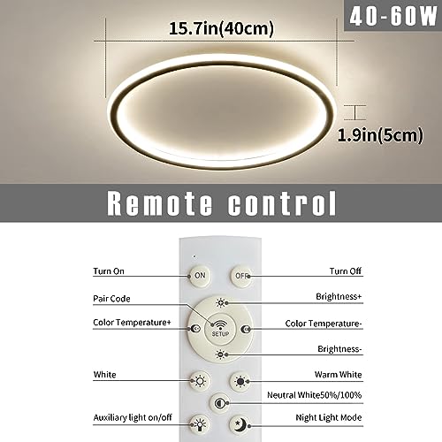 15.7 Inch Flush Mount Ceiling Light