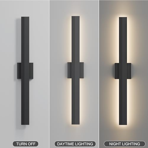 Aluminum 32 in Long Outdoor Wall Light Fixture
