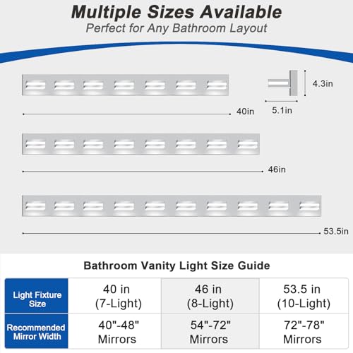 LED Modern Bathroom Lights Fixtures