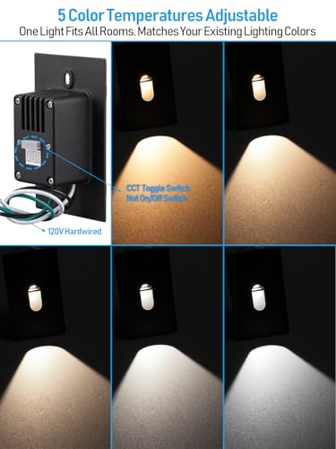 6 Pack 5CCT LED Step Light