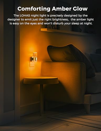 Night Light Dimmable Night Lights Plug into Wall (2 Count)