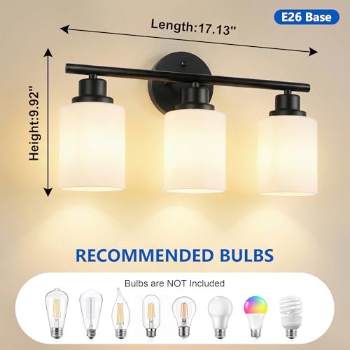 3 Light Bathroom Light Fixtures