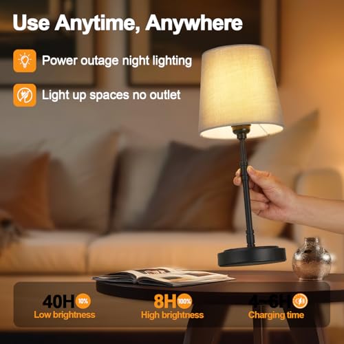 Cordless Table Lamps Set of 2 (2 Count)