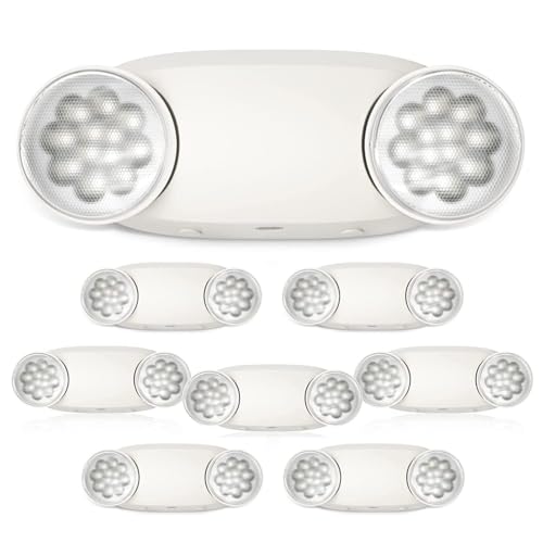 8 Pack Emergency Lights for Business (8 Count)