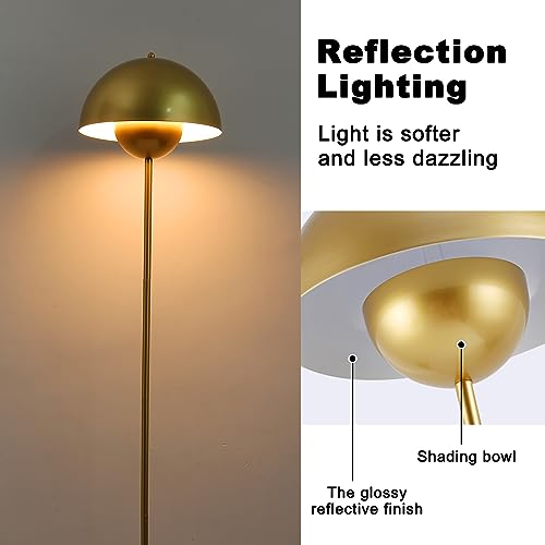 Mid Century Modern Metal Bud Floor Lamp for Home and Office